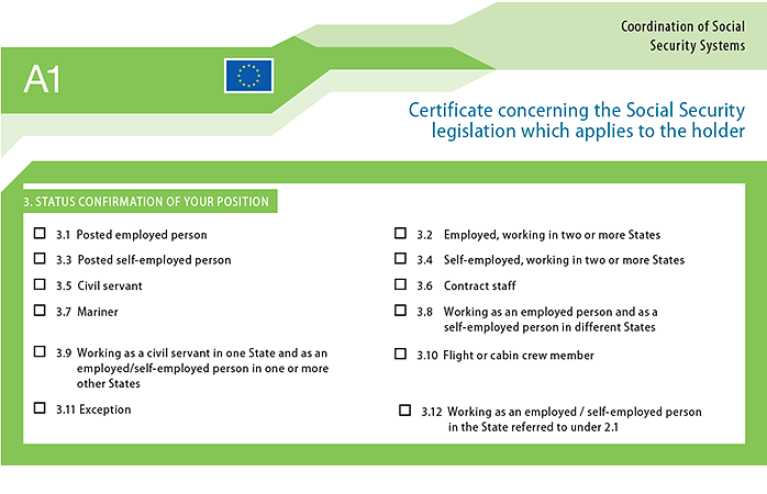 What Is An A1 Certificate Finnish Centre For Pensions